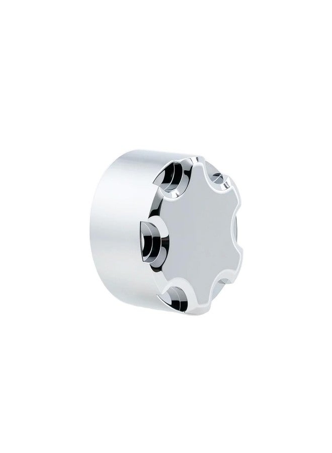 TCRC 4PCS Aluminum M4 Nut Wheel Rim Center Cap Manual Locking Hubs for 1/10 RC Traxxas TRX4 Axial SCX10 D90 Tamiya MST Redcat,Chrome - Image 2